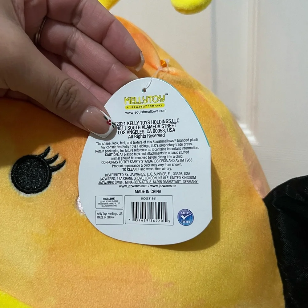 💗 Squishmallow - Halloween 12” Candy Corn‎ Bee